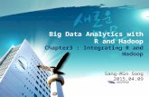 Big Data Analytics with R and Hadoop Chapter3 : Integrating R and Hadoop Sang-Min Song 2015.04.09.
