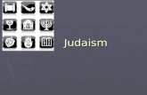 Judaism Judaism. Website 1. Judaism differs from nearby people ► Hebrews were monotheistic ► Yahweh: creator and ruler of the universe ► Ethnic group.