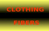 CLOTHING FIBERS. There are two types of fibers: Natural Fibers & Synthetic Fibers.