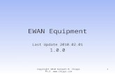EWAN Equipment Last Update 2010.02.01 1.0.0 Copyright 2010 Kenneth M. Chipps Ph.D.  1.