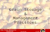 1 Grain Storage & Management Practices Iowa State University Extension Copyright©200612/4/2006.