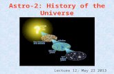 Astro-2: History of the Universe Lecture 12; May 23 2013.