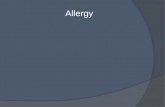 Allergy. cause of allergy  Food allergens  Non-food protein allergens  Toxins interacting with proteins  Genetic basis  Allergens in the air  Insect.