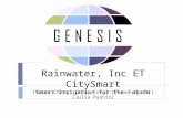 Rainwater, Inc ET CitySmart Smart Irrigation for the Future [Karen Cheng] [Eddy Fong] [Paras Gandhi] [Julia Pashin]