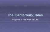 The Canterbury Tales Pilgrims in the Walk of Life.