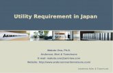 Utility Requirement in Japan Makoto Ono, Ph.D. Anderson, Mori & Tomotsune E-mail: makoto.ono@amt-law.com Website: