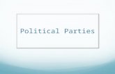 Political Parties. Introduction What are the two major political parties in America? Why do parties exist? Are parties good or bad?