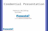 Credential Presentation Fenesta Building Systems.
