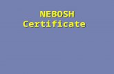 NEBOSH Certificate. Fork Lift Trucks Counterbalance FLT Reach Truck.