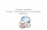 OXYGEN THERAPY Fluid, Electrolyte & Acid-Base Balance.