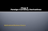 Chap 8 Foreign Currency Derivatives 8-1.  Financial management of the MNE in the 21 st century involves financial derivatives.  These derivatives, so.