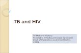 TB and HIV Dr Mohern Archary Paediatric Infectious Disease Specialist Dept of Paediatrics and Child Health, UKZN.