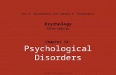 Copyright © 2010 by Worth Publishers Psychology Fifth Edition Chapter 14: Psychological Disorders Don H. Hockenbury and Sandra E. Hockenbury.