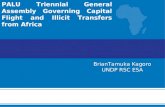 PALU Triennial General Assembly Governing Capital Flight and Illicit Transfers from Africa BrianTamuka Kagoro UNDP RSC ESA.