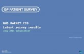 14-008280-01 Version 1 | Internal Use Only© Ipsos MORI 1 Version 1| Internal Use Only NHS BARNET CCG Latest survey results July 2015 publication.