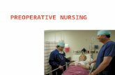 PREOPERATIVE NURSING Patients face surgical interaction in different ways Fear – -anticipation or awareness of danger -dependant on individual -intensity.