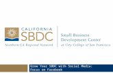 Grow Your SBDC with Social Media: Focus on Facebook.