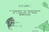 IlliDOL: A Framework for Exploration of L- Systems in Three Dimensions Vilas Dhar dhar@uiuc.edu Math 198 Spring 2003.