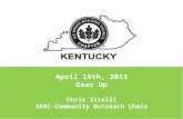 April 19th, 2013 Gear Up Chris Zitelli SERC-Community Outreach Chair.