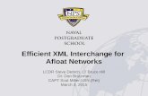 LCDR Steve Debich, LT Bruce Hill Dr. Don Brutzman CAPT Scot Miller USN (Ret) March 3, 2015 Efficient XML Interchange for Afloat Networks.