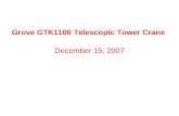 Grove GTK1100 Telescopic Tower Crane December 15, 2007.