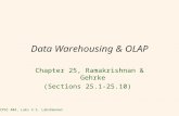 CPSC 404, Laks V.S. Lakshmanan 1 Data Warehousing & OLAP Chapter 25, Ramakrishnan & Gehrke (Sections 25.1-25.10)