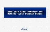 RESEARCHERS’ GUIDE TO VA DATA 2009-2010 VIReC Database and Methods Cyber Seminar Series.