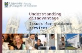 Understanding disadvantage Issues for guidance services.