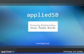 AppliedSB Confidential appliedSB technology and roadmap.