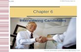 © 2003 Prentice Hall, Inc. 6-1/50 Instructor presentation questions: docwin@tampabay.rr.com Chapter 6 Interviewing Candidates.