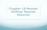 Chapter 19 Review: Drifting Towards Disunion. Key Issues in the Late 1850’s Bleeding Kansas Incendiary Literature (Uncle Tom’s Cabin) Dred Scott Decision.