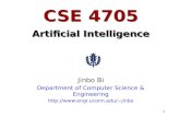 1 CSE 4705 Artificial Intelligence Jinbo Bi Department of Computer Science & Engineering jinbo.