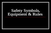 Safety Symbols, Equipment & Rules. Disposal Alert This symbol appears when care must be taken to dispose of materials properly.