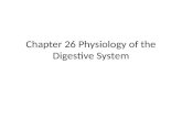 Chapter 26 Physiology of the Digestive System. 2 OVERVIEW OF DIGESTIVE FUNCTION Primary function of the digestive system: to bring essential nutrients.