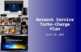 Network Service Turbo-Charge Plan April 20, 2010 Discover Communicate Share Learn Create Play Listen Watch.