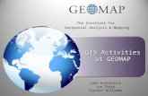 GIS Activities at GEOMAP The Institute for Geospatial Analysis & Mapping John Kostelnick Jon Thayn Crystal Williams.