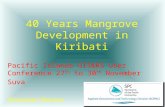 40 Years Mangrove Development in Kiribati Pacific Islands GIS&RS User Conference 27 th to 30 th November Suva Kataebati Bataua.