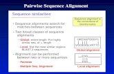 Pairwise Sequence Alignment. Pairwise alignments in the 1950s  -corticotropin (sheep) Corticotropin A (pig) ala gly glu asp asp glu asp gly ala glu.