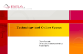 Technology and Online Spaces Claro Parlade Director for Software Policy Asia-Pacific.