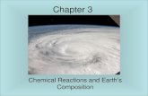 Chapter 3 Chemical Reactions and Earth’s Composition.