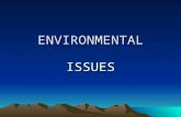 ENVIRONMENTAL ISSUES. THROUGH NEWSPAPER ARTICLES, THIS SLIDE SHOW WILL PROVIDE INFORMATION ON JUST A FEW OF THE ISSUES FACING OUR NATION.