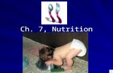 Ch. 7, Nutrition What does food supply? EnergyNutritionPleasure.