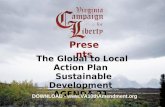 Present s The Global to Local Action Plan Sustainable Development AGENDA 21 DOWNLOAD - .