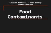 Food Contaminants Lecture Material - Food Safety Inneke Hantoro.
