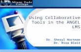 Using Collaborative Tools in the ANGEL LMS Dr. Sheryl Hartman Dr. Risa Blair.
