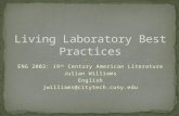 ENG 2002: 19 th Century American Literature Julian Williams English jwilliams@citytech.cuny.edu.