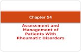 Chapter 54 Assessment and Management of Patients With Rheumatic Disorders.