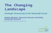 The Changing Landscape Strategic Structuring in the Nonprofit Sector Debbie McKeon, Executive Director NorthSky Nonprofit Network © Copyright 2010, NorthSky.