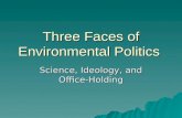Three Faces of Environmental Politics Science, Ideology, and Office-Holding.
