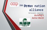 Dream nation alliance Multipurpose cooperative Society Building a better World DNA Co-op.